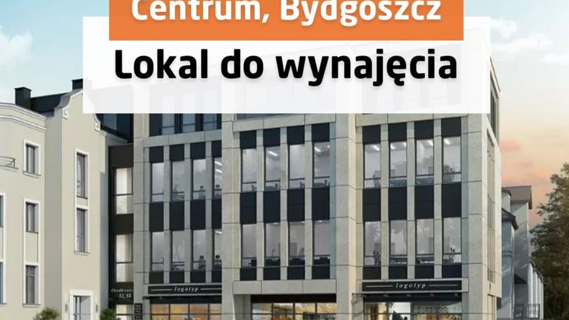 Lokal użytkowy 240m Nowy budynek Chodkiewicza